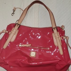 Dooney & Bourke Pink Patent Leather Shoulder Purse